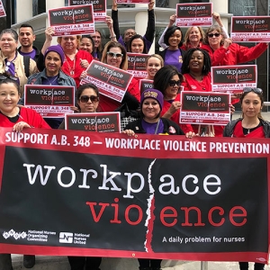 Nevada Nurses rally against workplace violence