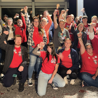 CMMC nurses celebrate winning their union!