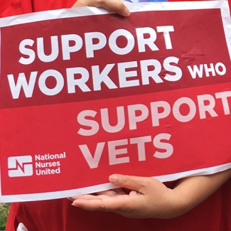 Sign: Support workers who support vets
