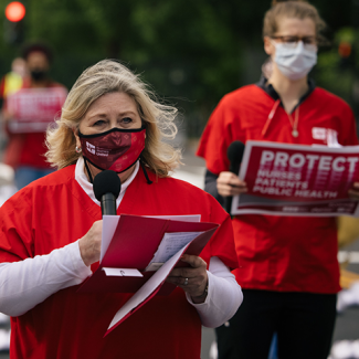 NNU President Jean Ross, RN