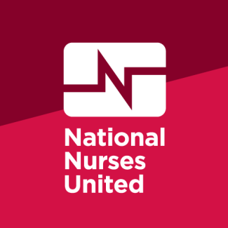 Graphic "National Nurses United", with logo