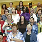 Large group of nurses inside