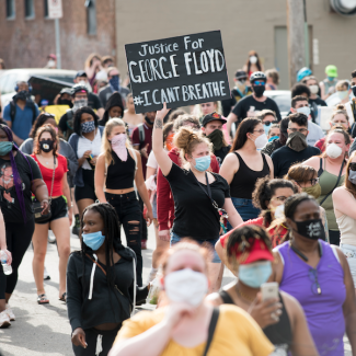Justice for George Floyd protest
