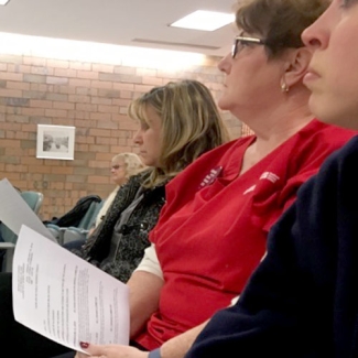 Affinity Nurses at Massillon City Council meeting