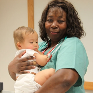 Baby with Nurse