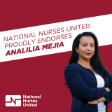 Analilia Mejia with endrosement NNU graphic