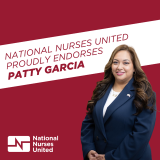 Headshot of Patty Garcia smiling, NNU logo