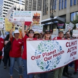 Nurses march for climate change