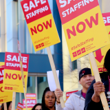 Nurses march for safe staffing