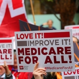 Medicare for all signs