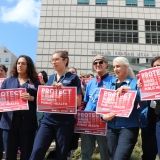 Nurses rally for increased protections from COVID-19