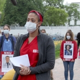 Nurses holding social distancing event