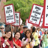 Nurses Striking