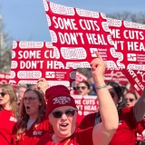 Nurses at DC rally against Medicaid cuts