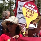 Nurses at Providence Saint John’s Health Center in Santa Monica 