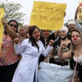Nurses protest in Brazil