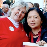 Bonnie Castillo, RN and Jean Ross, RN