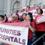 Nurses rally for community hospitals