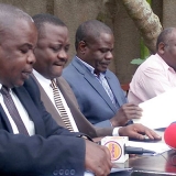 leaders of Uganda Nurses and Midwives Union and National Organization of Trade Unions