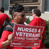 Nurses rally for veterans