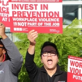 Nurses rally against workplace violence